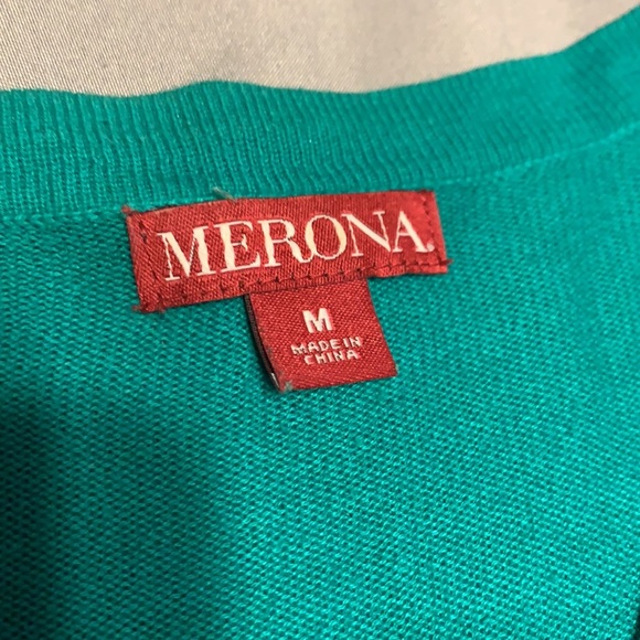 Beautiful Merona Sweater With Sequins!!  Sz M - Picture 4 of 5